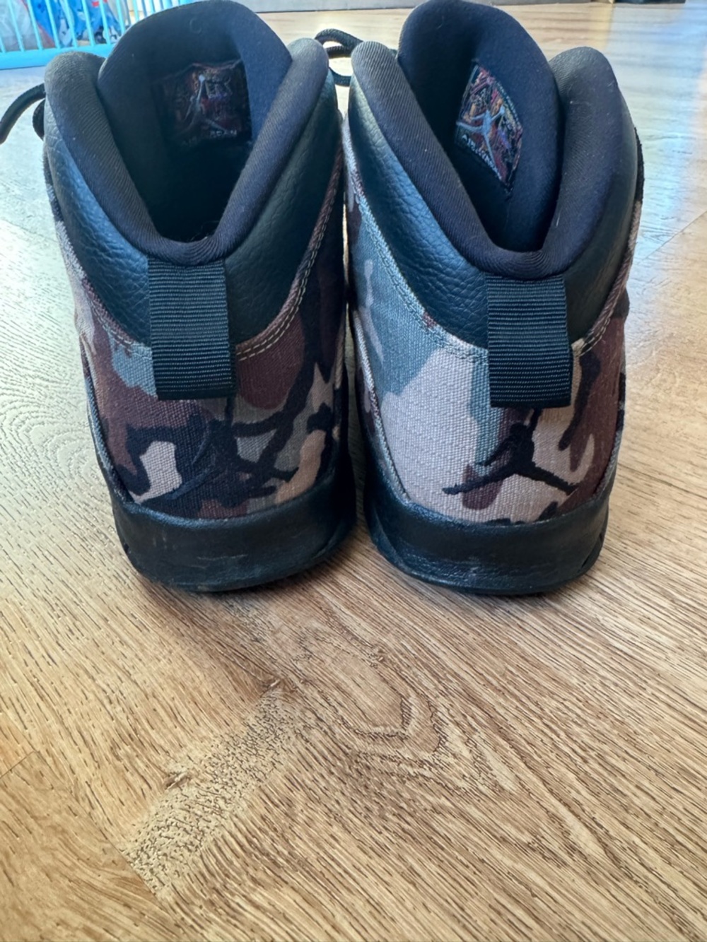 Air Jordan 10 retro high top Woodland camo size 12 no box - Picture 3 of 8